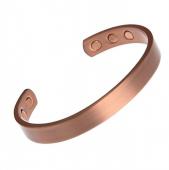 Bracelet cuivre - magnétique BRUNELLE - 6 aimants - 18 cm