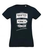T- Shirt bleu marine, Nantes- Pornic- Le Croisic