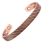 Bracelet cuivre magnétique  EGLANTINE - 6 aimants
