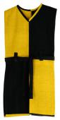 Tunique Normande noir/jaune en coton