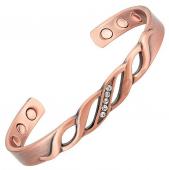 Bracelet cuivre - magnétique PETUNIA - 6 aimants