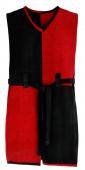 Tunique normande rouge/ noire en coton