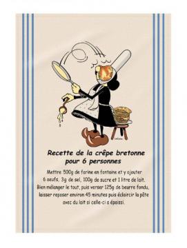 Torchon Mam Goz recette crêpes bretonnes