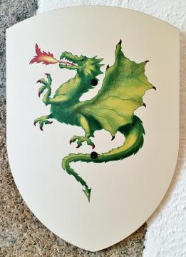 Bouclier Dragon 27 x 37 cm