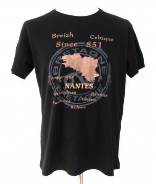 T-shirt Breizh celtic since 851 noir