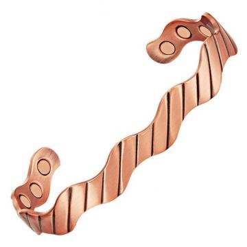 Bracelet magnétique cuivre ZENITH - 6 aimants