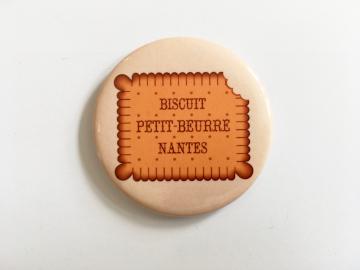 Magnet/ décapsuleur "I love Nantes" biscuit