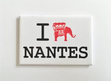 Magnet "I love Nantes" éléphant