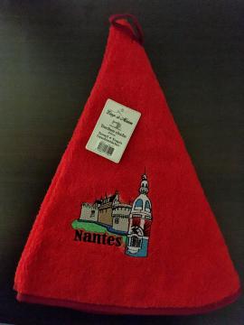 Torchon cloche Nantes - rouge