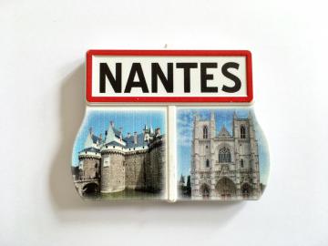 magnet Nantes château + cathédrale