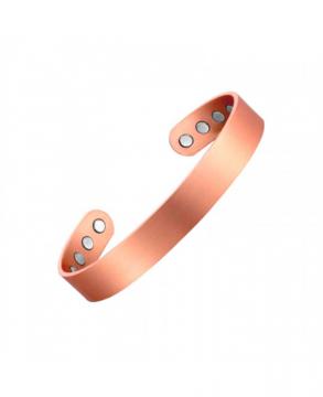 Bracelet cuivre magnétique large - NATURA  8 aimants