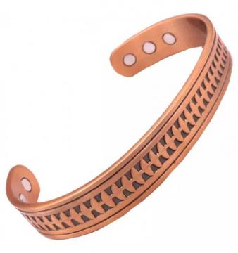 Bracelet cuivre - magnétique QUINOA - 6 aimants
