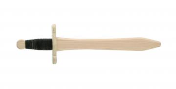 Epée naturelle avec poignée gainée 48 cm