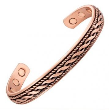 Bracelet magnétique cuivre CELTE - 6 aimants